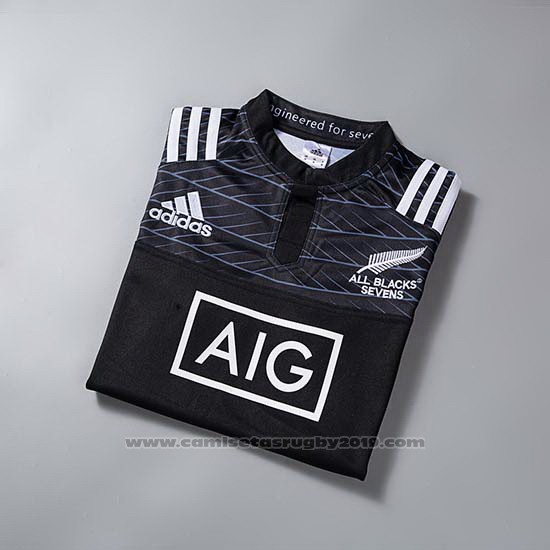 Camiseta Nueva Zelandia All Blacks 7s Rugby 2019 Local